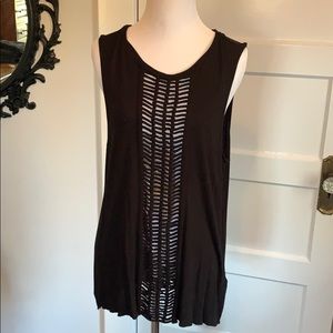 🖤SOLD🖤 All Saints black tank top with cutouts